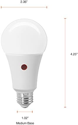 Led лампа SYLVANIA Здрач to Dawn А21 с автоматичен сензор за включване/изключване, 100 W=13 W, 1500 лумена, 5000 К, дневна светлина - 6 бр (41293)