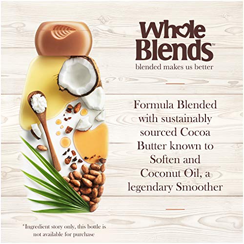 Garnier Hair Care Whole Blends Smoothing Coconut Oil and Cocoa Butter Extracts Шампоан и Балсам За Къдрава Коса, 22 Течни унции, 1 комплект