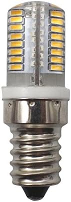 JCKing (опаковка от 10) 3W E12 LED Лампа 64 SMD 2835 светодиоди (AC 110V-130V) Топло бяло (2300-3000K) 230 LM Смяна на