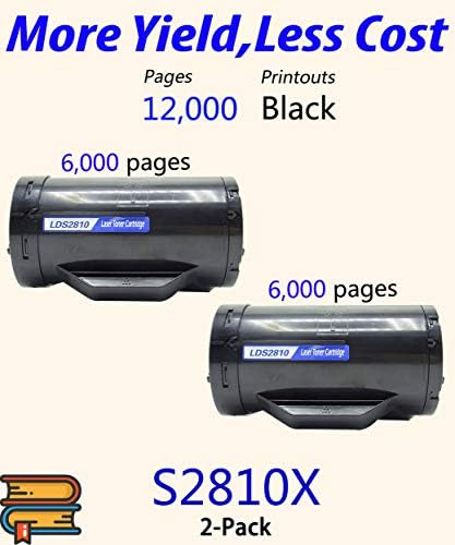 ColorPrint Съвместим тонер касета Замяна за Dell S2810dn S2810X Работа с H815dw 593-BBMF 593-BBML 47GMH S2810 S2815 S2815dn