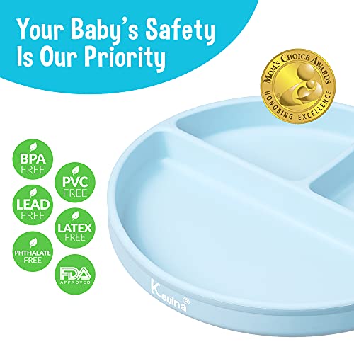 Силиконовата смукателна табела за бебета Цветна Разделени детска градина и детска с плоча-Храни, нетоксичная и не съдържа BPA Детска чиния с по-изземване–Миялна ма?