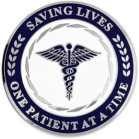 PinMart Saving Lives Medical Doctor Медицинска Сестра Healthcare Engravable Challenge Coin