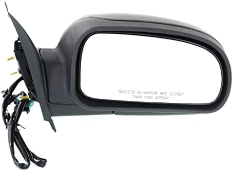 За Chevy Trailblazer 2002-2009 Power View Mirror Passenger Side | Текстурирани Черно | С топъл Сгъване | GM1321265 / 15206176