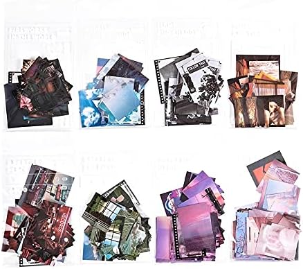 DLVKHKL 45Pcs Film Series Stickers Естетически Етикети за Декоративен Дневник Старинни Красиви Етикети за списания Scrapbooking Стационарен (Цвят : G)