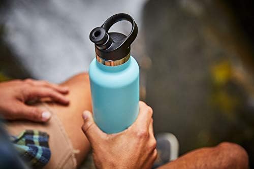 Бутилка за вода, Hydro Flask - Неръждаема стомана и Вакуумна изолация - Широк устата 2.0 с херметични гъвкава капак - 40 грама диня