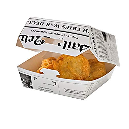 Скоростна плъзгача печат на вестници миниая (случай 500), PacknWood - Recyclable за да отидете контейнери сандвич вечеря