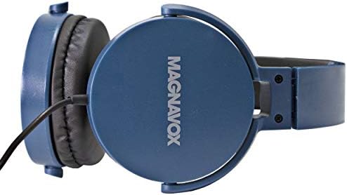 Magnavox MHP5026M-BL Стерео Слушалки с микрофон синьо | Жични слушалки-втулки | Жични слушалки с микрофон | 3,5 мм Plug Подходяща за настолни компютри и мобилни телефони |