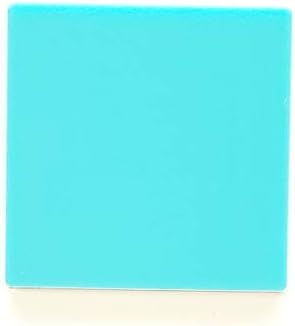 Акрилен лист (1 брой) Изберете цвят и размер -0,118 инча Дебелина - 1/8 инча Лист от плексиглас Пластмасов лист Акрилни квадратен плексиглас Люцит (син твърди, 6 x 12 см)