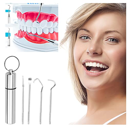 Tthxqing Професионален Набор от Стоматологични Инструменти, Почистване на Зъбите Комплект За Грижа За Устната Кухина,