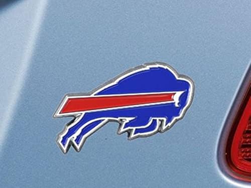 Buffalo Bills Auto Emblem Solid Metal Color Decal Premium Football Raised