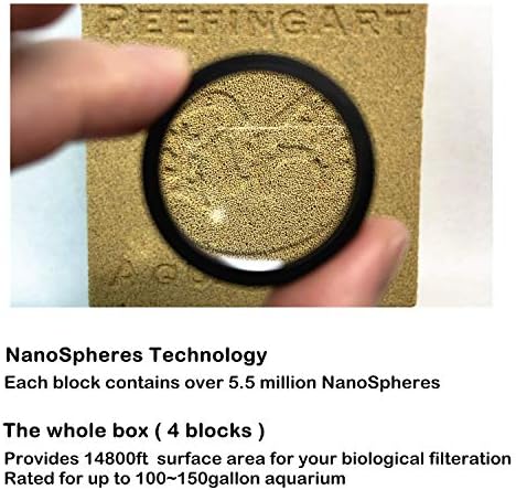 RA AquaTech Ceramic Filter Media Brick 4 Pack 3.6 lb NanoSpheres Биологична Филтрация