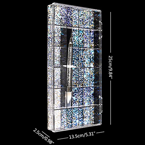 Harlotte Нокти Rhinestones Kit Multi Shapes Crystal AB Кристали Диаманти и Скъпоценни Камъни за Нокти Смесени Размери