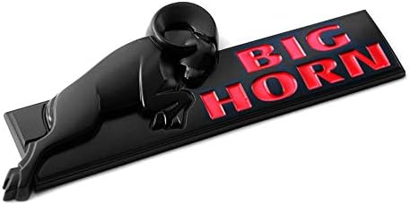 1X OEM Бигхорн Емблемата на Big Horn Fender 3D Иконата Замяна за 1500 2500 3500 Матово Черно НОВ