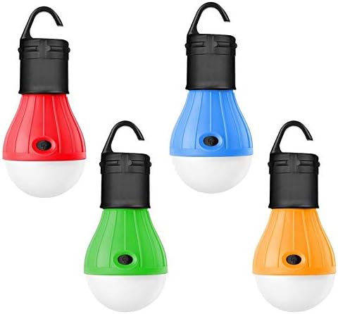 ЧЖИЮ Промоция! 4 Pack Portable LED Фенер Палатка Крушка С Батерии Открит Къмпинг Светлини Led Лампа Лампа за Пътуване Cam