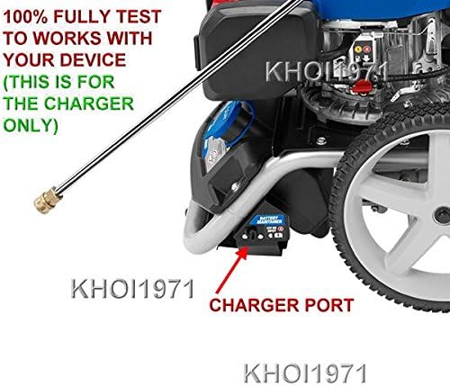 KHOI1971 Wall AC Power Adapter Starter Battery Charger Cable Съвместим с Powerstroke Subaru EA190V Pressure Шайба 3100 psi 2.4 GPM Charger AC Adapter NOT Created or Sold by Powerstroke