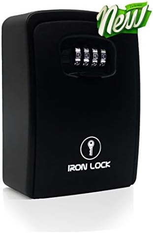 Желязната ключалка - XXL Key Lock-Box for Keys 4 Digit Combination Extra Large Wall Mounted lockbox Outdoor Indoor Waterproof