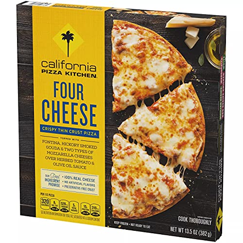 Калифорния пица, Замразени - Пакет Пакет | 2 Кухня Хрупкава тънка коричка Четири сирена Пица - 2 Сицилиански рецепта за