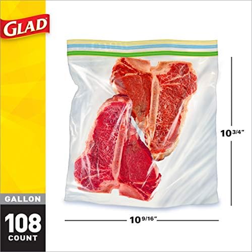 Радвам се, че Trash & Food Storage Storage and Food Freezer 2 in 1 Zipper Bags - Gallon Size - 36 Count Each (Pack of
