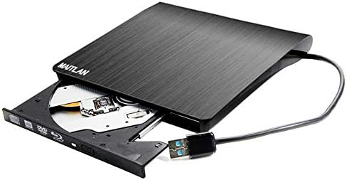Ултра Тънък USB 3.0 Външен 4K UHD 3D Blu-ray Плейър за Acer Aspire Switch 10 E 10E 7 5 3 Alpha 12 2-в-1 Конвертируем Сензорен Таблет Лаптоп, BDXL 100GB BD-RE, DVD-RW DL CD M-Disc Записващо Оптично Устройство