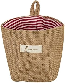 Outflower Стенни кошница за съхранение на Подвесная чанта Бельо Чанта за Съхранение на Детски Играчки,Сухоцветное украса,за