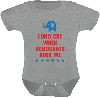 TeeStars - Аз плащам само тогава, когато демократите са ми Смешни Политическо Детско Боди
