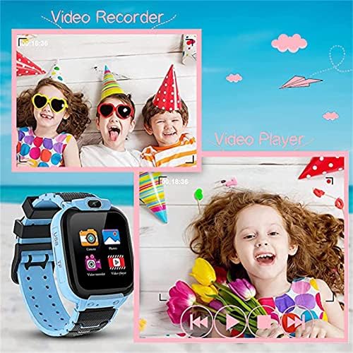 hhscute Smart-Часовници,1,54-инчов HD Екран на Смарт Часовници за Деца 10-12 Деца Смарт Часовници Деца Смарт Часовници