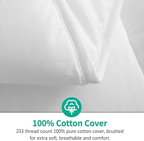 APSMILE Down Alternative Comforter Queen - Памучни стеганое всесезонное Сверхмягкое пуховое одеяло от микрофибър или самостоятелен