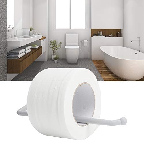 SALUTUY Roll Paper Holder, Paper Towel Rack Многофункционален Без Пробиване за Баня, за кухня(бял)