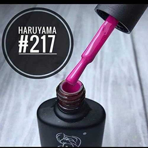 Haruyama Pink Gel Nail Polish 217 Высокопигментированные Лакове без чипове (розов)
