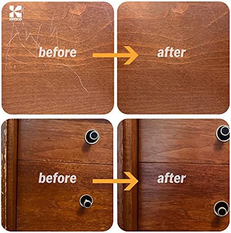 Katzco Total Furniture Repair Kit - Комплект от 34 - Венечните ремонт на дървени пълнители, Четки, маркери с пластмасова