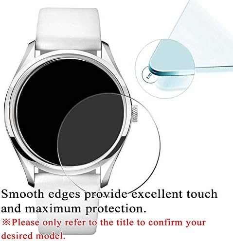 [3 Pack] Synvy Закалено стъкло Протектор на екрана, Съвместим с TUDOR 76214BL 9H Филм Smartwatch Смарт часовници Протектори