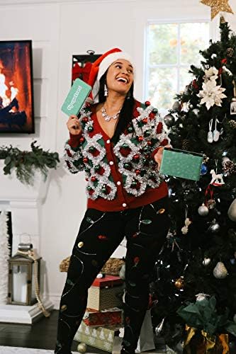 Tipsy Elves Класическата Скъпа Жилетка Грозни Коледни Пуловери за Жени с Весели Мотиви и Животни