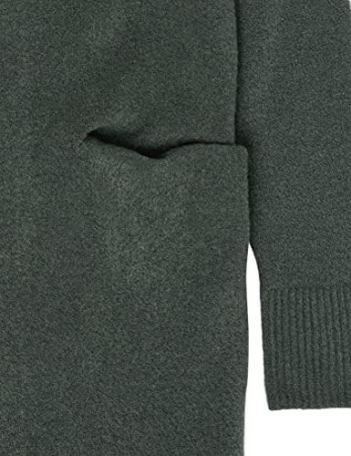 Goodthreads Women ' s Mid-Gauge Stretch Hooded Longline Cardigan Sweater