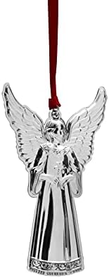 Уолъс 21 Edition Sterling Grande Baroque Angel Ornament, Сребро