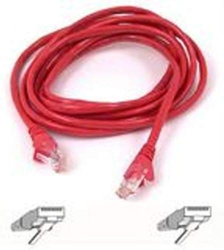Пач-кабел Belkin Category-5e Crossover Molded Patch Кабел (червен, 10 метра)