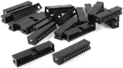 X-DREE Double Rows 2.54 mm Pitch Spacing 26Pins Straight IDC Пин Headers Connector 20pcs(Двойни редиците на 2.54 mm Pitch Spacing 26Pins Straight IDC Пин Headers Connector 20pcs