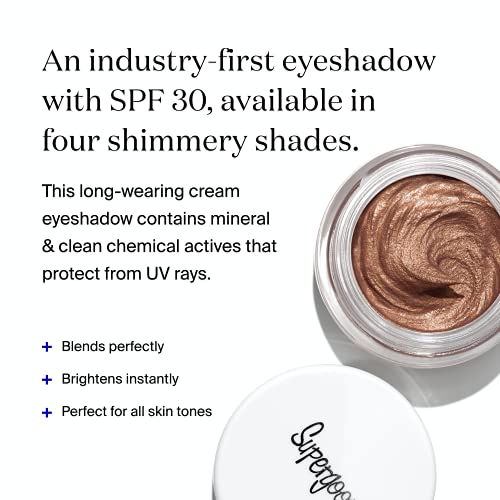 Супергуп! Shimmershade, Sunset - 0,18 грама - Устойчиви крем-сенки за очи с широка гама от слънцезащитен крем SPF 30-Незабавно