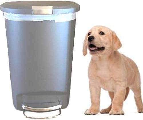ДОМАШНИ любимци Доказателство кофа за Боклук Кухня 12 Литра на Куче, Котка Устойчив Метал Голям Боклук Отпадъци Търговска