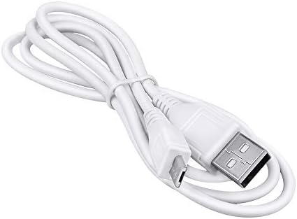 PK Power 5ft White Micro USB Data/Sync Кабел Cord Lead for Вулкан Electronics Екскурзия XA VTA1005XA 10.1 Touchscreen 2-in-1 Tablet PC VTA1005XAS32