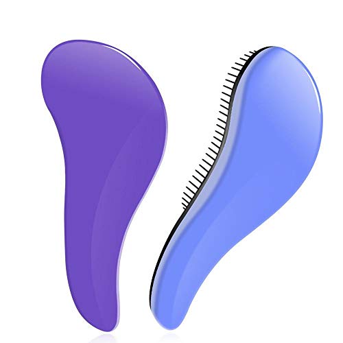 YuYue Против Detangling Brush - 2-Piece Против Detangling Hair Brush,Professional Wet & Dry Hair Против Detangler brush