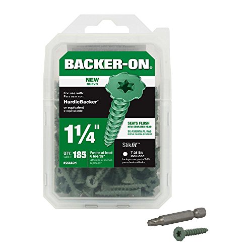 ITW Brands 23401 185PC 9X1-1/4 Backer-ON, 1,25 инча