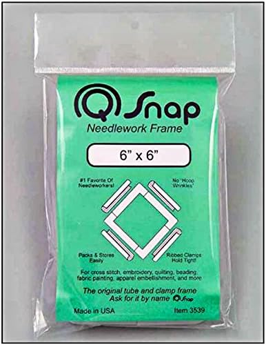 Q-Snap Frame Quilting Бродерия на кръстат бод 6 x 6