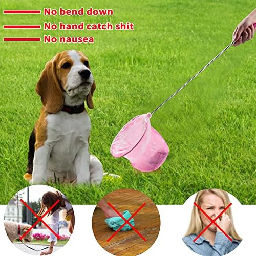ZucpBF Акане Picking Tool,Portable Medium Small Pet Акане Waste Pick Up,Sturdy Durable, Пет Акане Net with and 50pcs13.8in14.2In