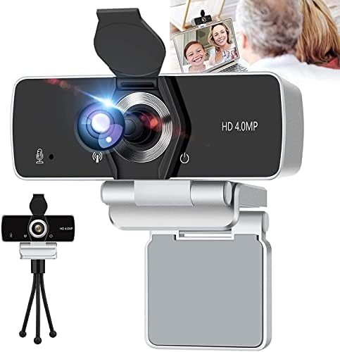 IPXOZO 2K Уеб-Камера с Микрофон,4MP HD Уеб Камера USB Уеб Камера за компютър и Плот,HD Уеб Камера Камера с Капак за Поверителност