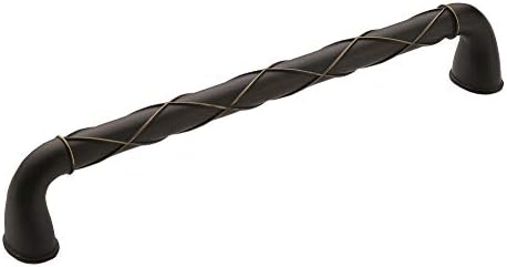 Amerock BP55425RB-XCP5 Решетеста Шкафный Уред Pull for Kitchen And Bathroom Hardware 12 Center to Center Roman Bronze - pack of 5