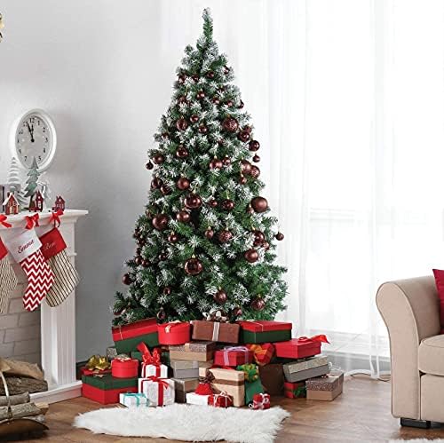 Toylin 36Pcs Коледа Топки Shatterproof Ornaments for Xmas Tree, Christmas Ball Ornaments Holiday Wedding Party Decoration Топка 1.6 (4cm Coffee)