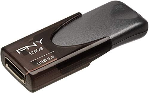 Универсален флаш памет PNY (Bulk Pack 2) Turbo Attaché 4 USB 3.0 Работи с компютър (P-FD128TBAT4-GE) Комплект с (1) за