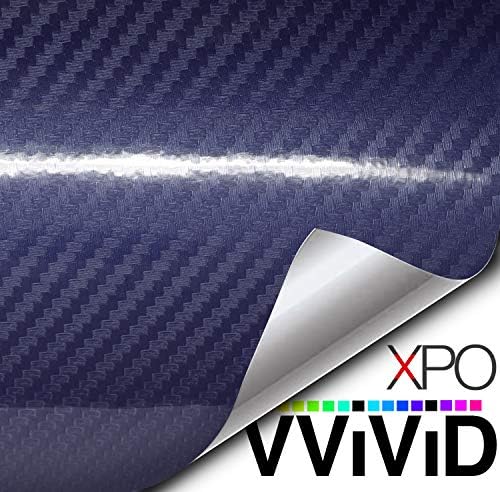 VViViD Epoxy 5D Carbon Dark Blue Рибка Wrap (10 фута x 5ft)