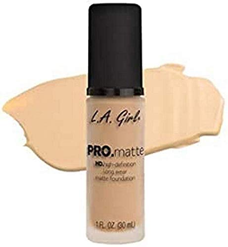 L. A. Момиче Cosmetics LA PRO.mattte HD. highdefinition long носете matte foundation, GLM671 Слонова кост, 16 унции
