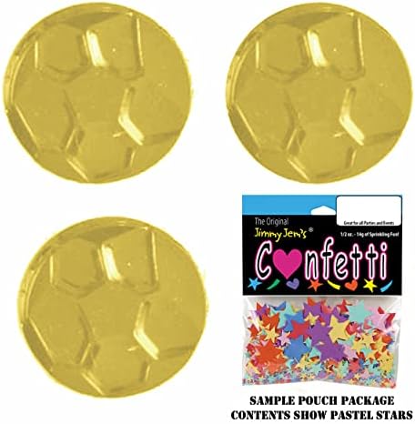Конфети Футболна топка Злато - на Дребно опаковка 9863 QS0